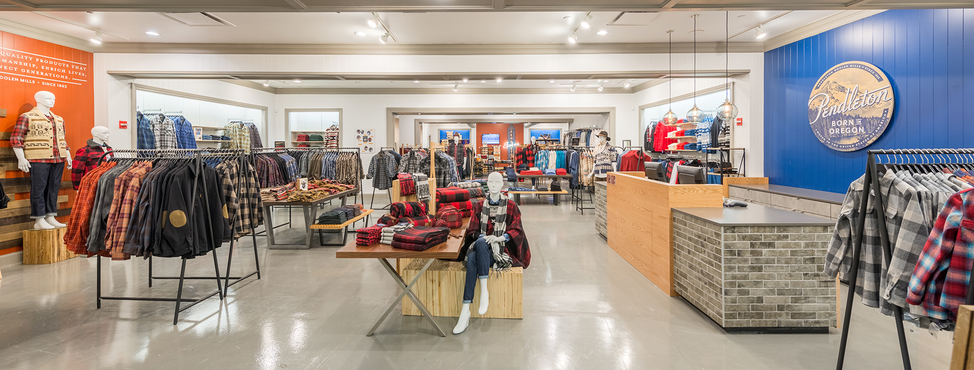 Pendleton Woolen Mills Opens Two New Retail Stores in the Pacific Northwest